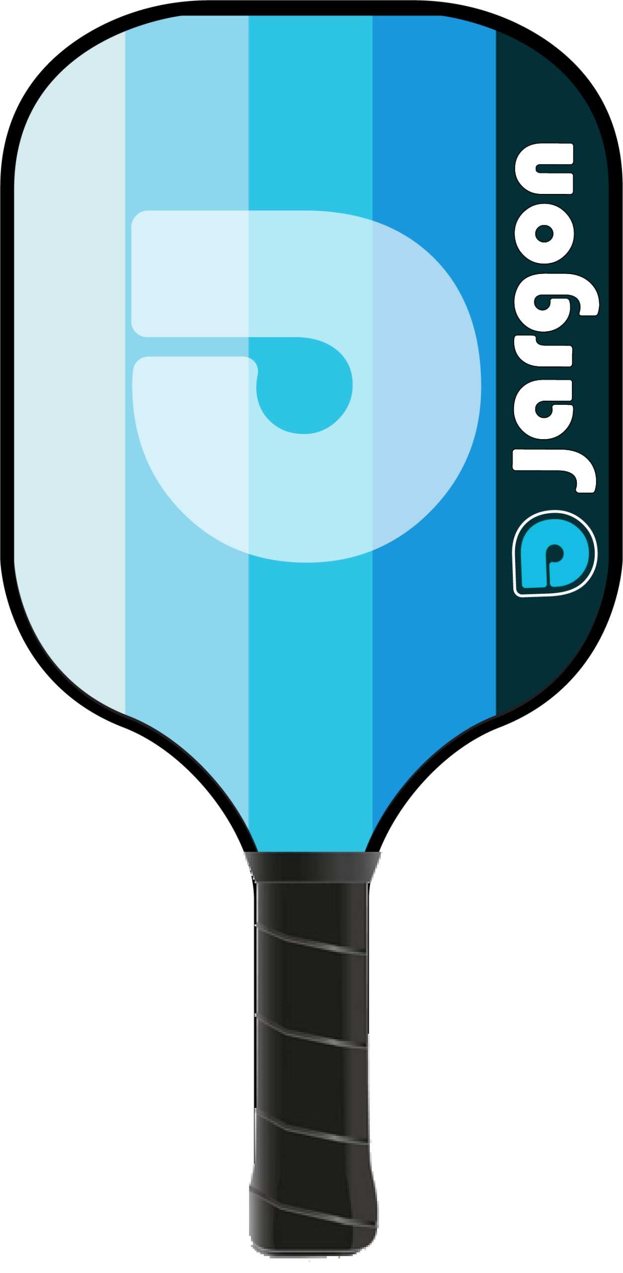 Match fiberglass pickleball paddle with classic shape design