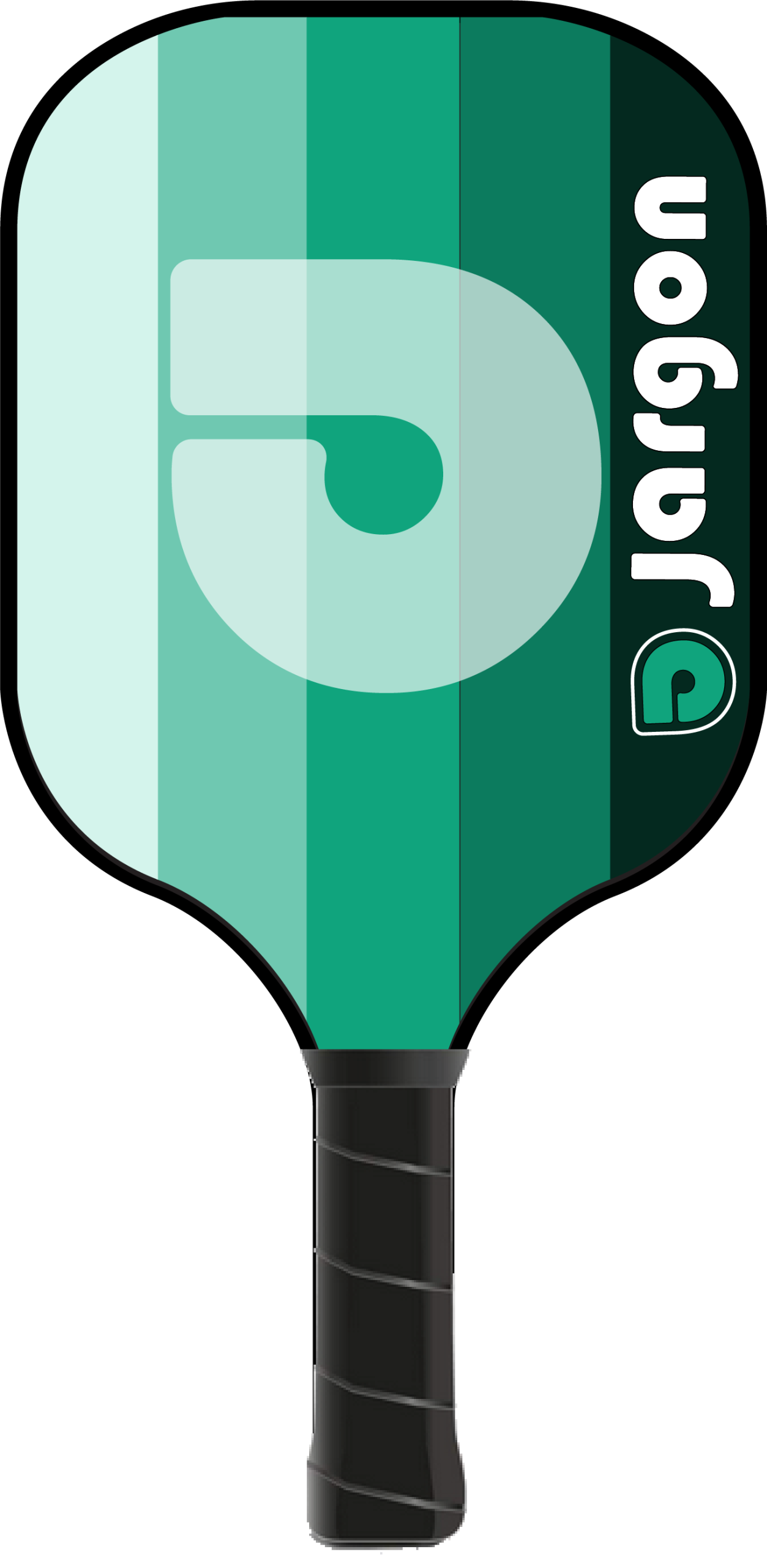 Match fiberglass pickleball paddle with classic shape design