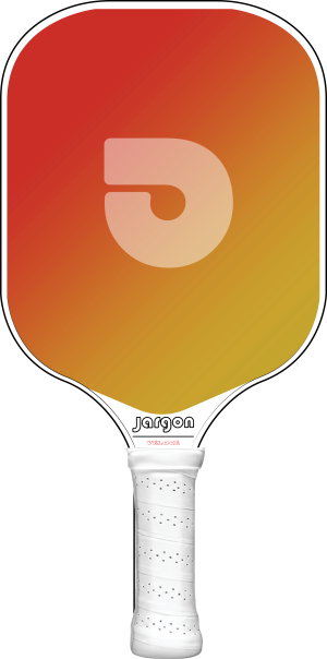 VELOCE Fiberglass Pickleball Paddle orange/yellow – Control & Comfort